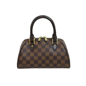 LOUIS VUITTON Rivera Damier Handbag Brown